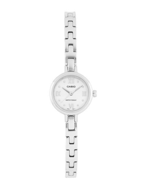 CASIO ENTICER Women White Dial Analogue Watch A655