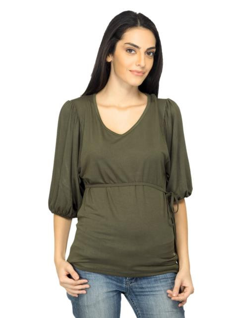 Arrow Woman Olive Top