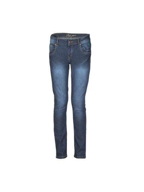 Gini and Jony Raw Wash Navy Blue Jeans