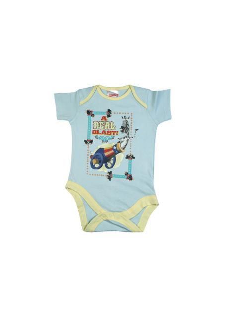 Madagascar3 Infant Boys Light Blue Snapsuit Romper