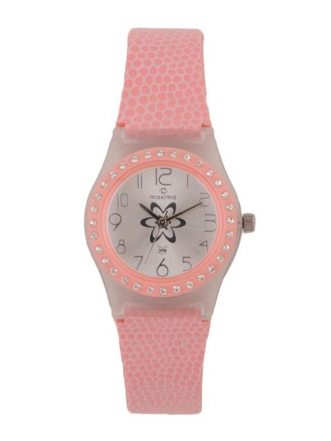 Maxima Women Silver Dial Watch