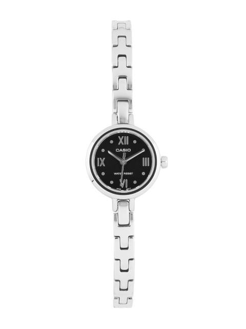 CASIO ENTICER Women Black Dial Analogue Watch A654