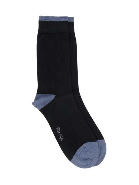 Reid & Taylor Men Navy Blue Socks