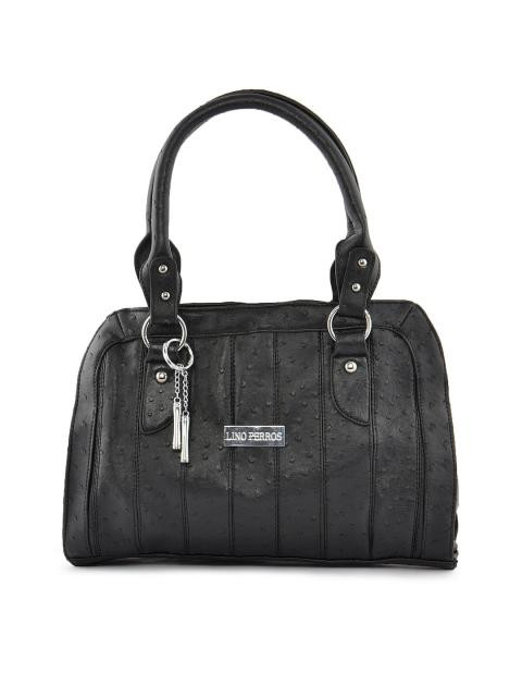 Lino Perros Women Polka Black Handbag