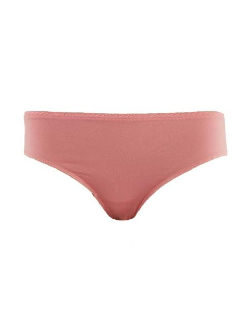 Enamor Women Pink Mid-Rise Bikini Brief