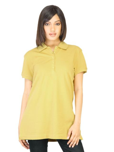 United Colors of Benetton Women Yellow T-shirt