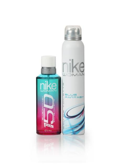 Nike Fragrances Women Blue Fantasy Perfume and Deo
