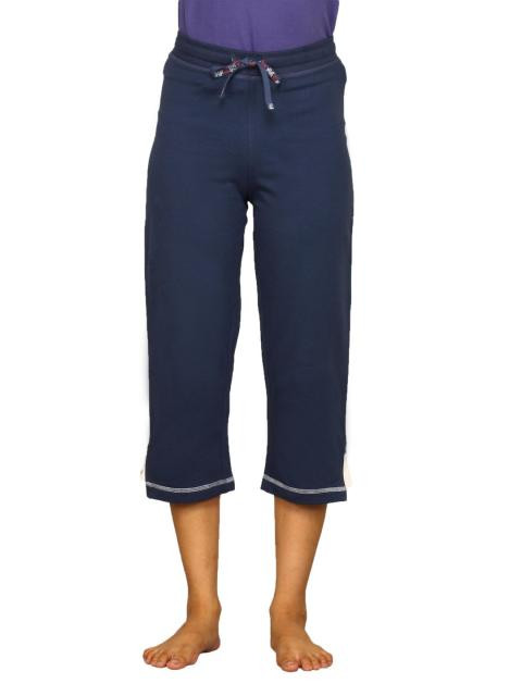 Urban Yoga Women Yoga Navy Capri