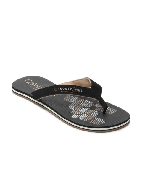 Calvin Klein Men Black Flip Flops