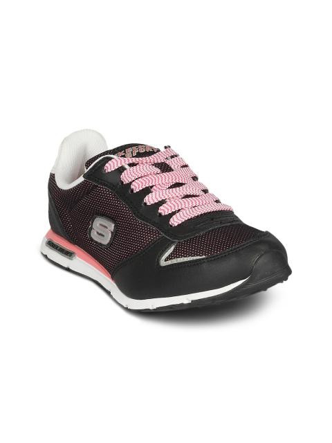Skechers Women Black & Pink Shoes