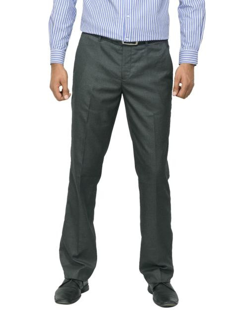 Genesis Men Charcoal Trousers