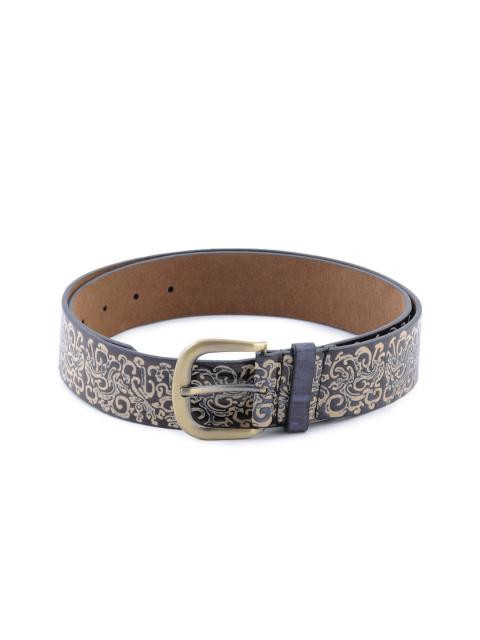 Lino Perros Women Graphic Black Belt