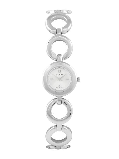 CASIO ENTICER Women White Dial Analogue Watch A646