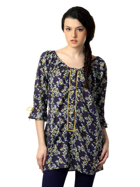 Sepia Women Navy Blue Tunic