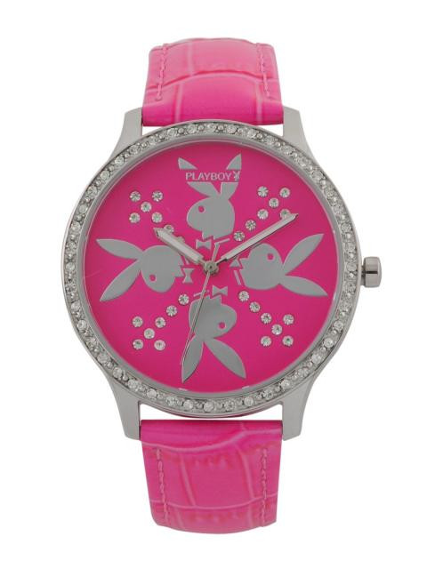 Playboy Women Pink Dial Watch
