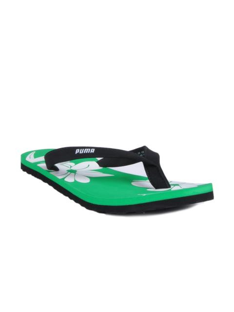 Puma Women's Coral Green White Flip Flop