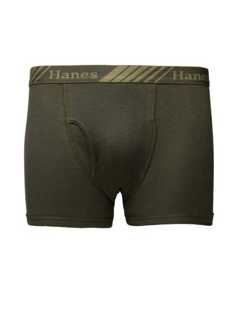 Hanes Men Grey Retro Boxer Trunks
