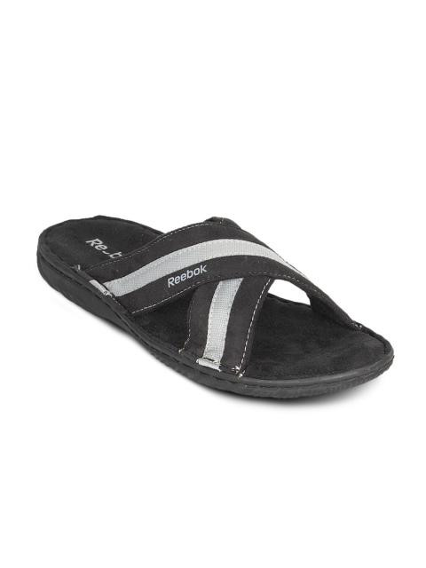 Reebok Men's Casual Black Slipper