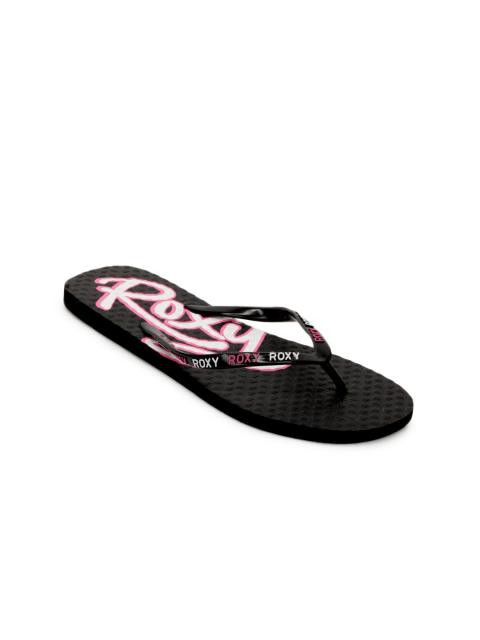 Roxy Women Black Flip Flops