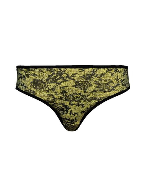 Heart 2 Heart Women Yellow Printed Briefs H2H-9-2011