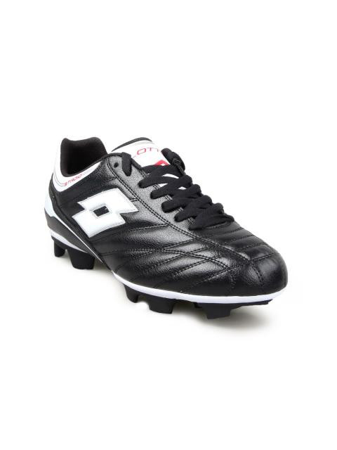 Lotto Men's Stadio Suprema Black White Shoe