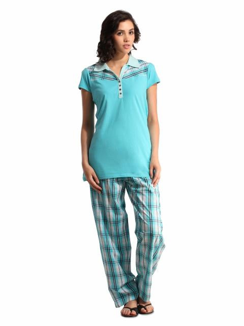 SDL by Sweet Dreams Women Blue Night suits
