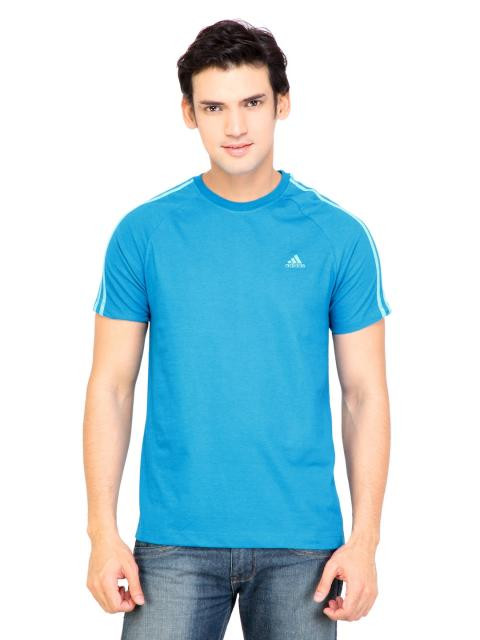 ADIDAS Originals Men Solid Blue Tshirts