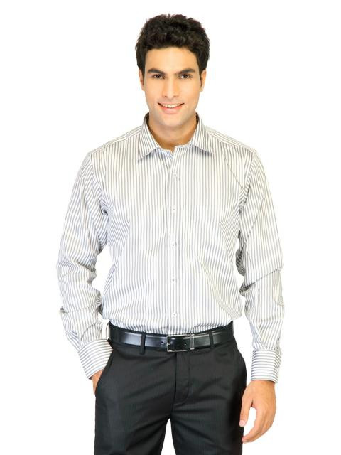 Genesis Men Thick Black Stripe Shirt