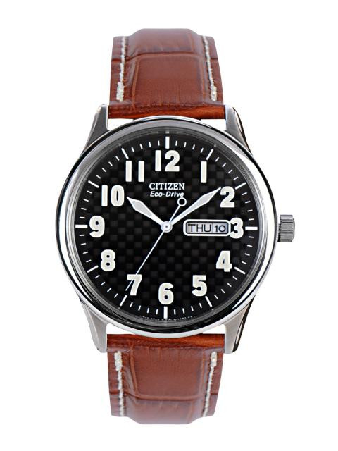 Citizen Men Black Dial Eco-Drive Watch