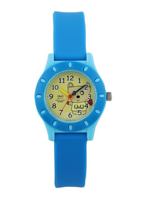 Q&Q Kids Unisex Yellow Dial Analog Watch