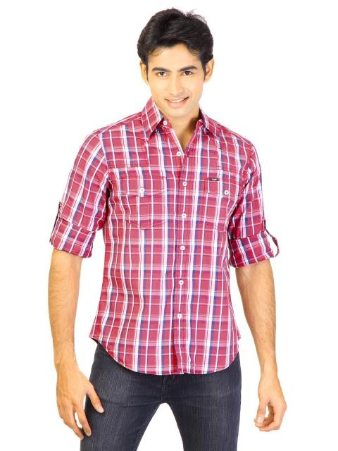 Lee Men Check Red Shirts