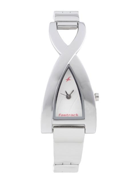 Fastrack Women Steel Dial Watch