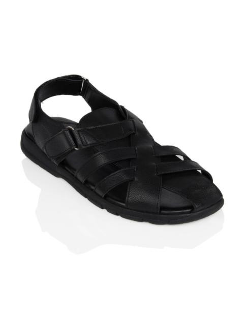U.S. Polo Assn. Men Black Sandals