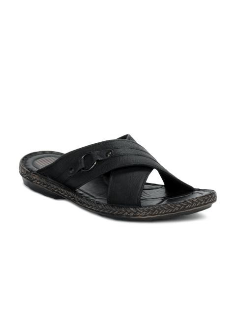 Franco Leone Men Black Sandals