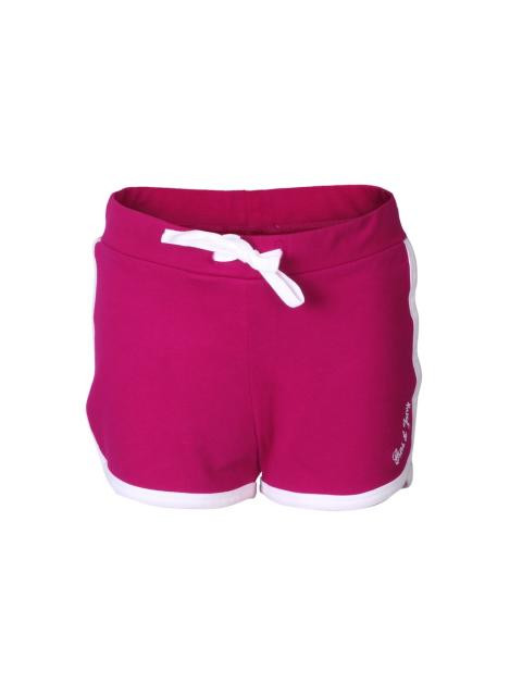 Gini and Jony Girls Core Magenta Shorts