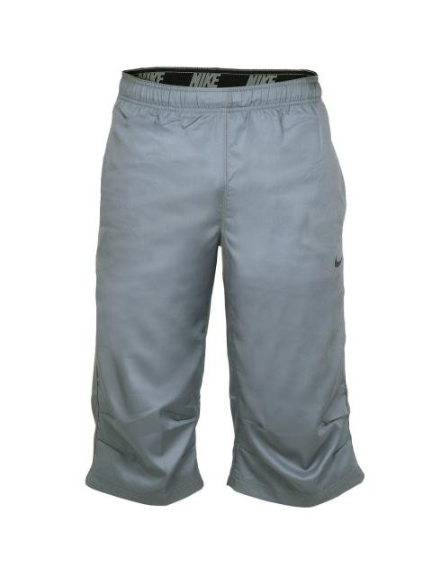 Nike Men Solid Grey Shorts