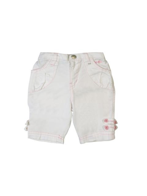 Gini and Jony Girls White Pedal Pusher