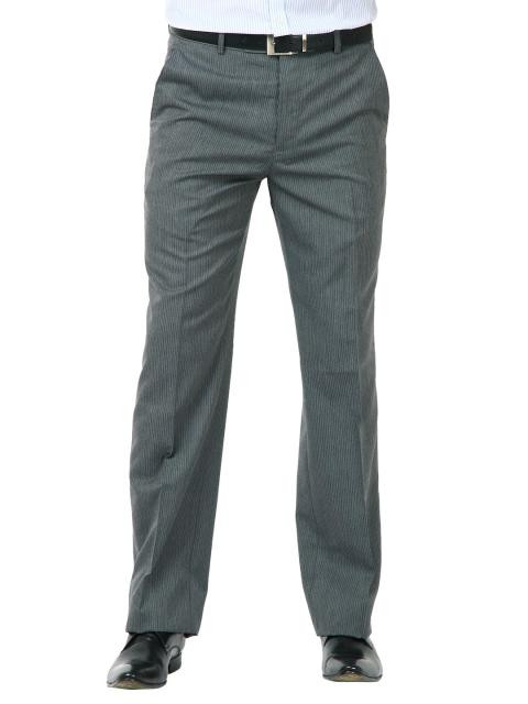 John Miller Men Line Grey Trousers