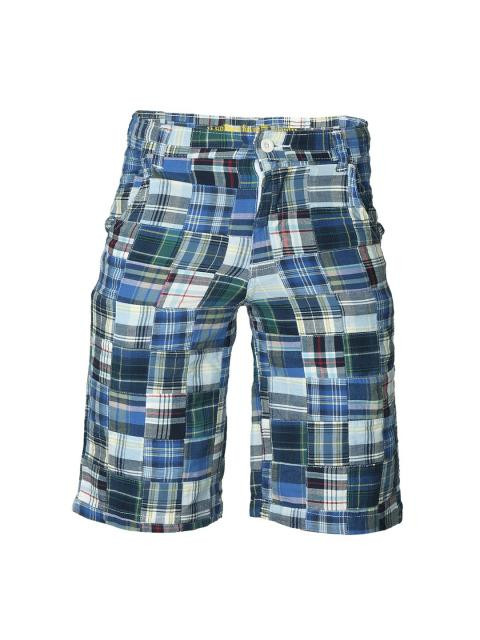 Doodle Boys Check Blue Shorts