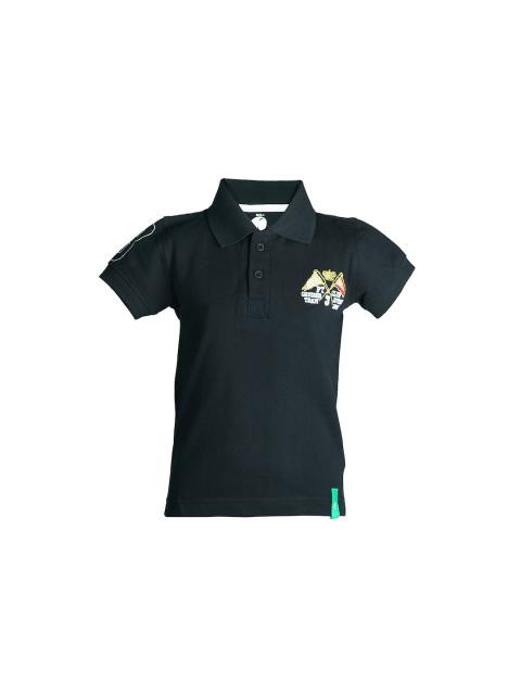 Gini and Jony Boys Polo Black T-Shirt