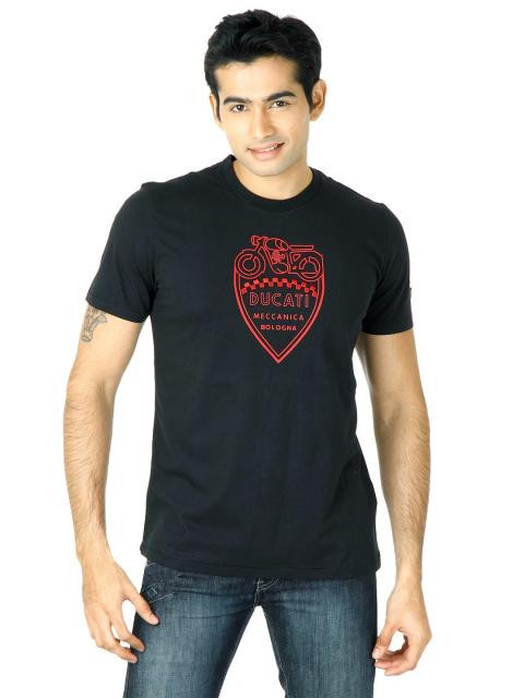 Puma Men Ducati heritage Black Tshirts