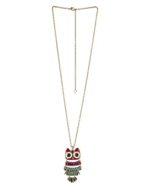 ToniQ Women Red Pendant with Chain