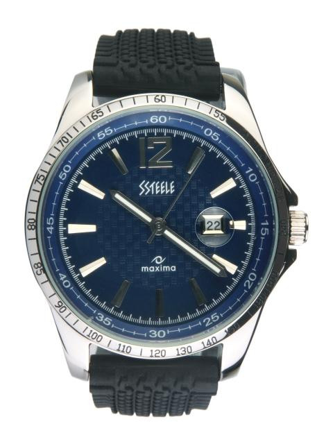 Maxima Ssteele Men Blue Watch