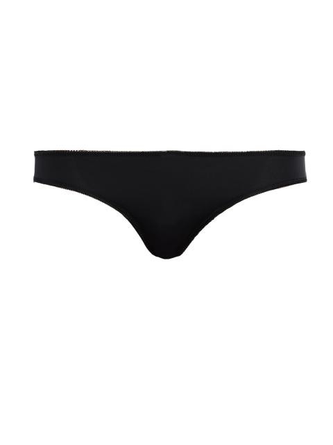 Enamor Women Black Low-Rise Bikini Brief