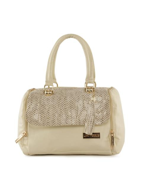 Lino Perros Women Off White Casual Handbag