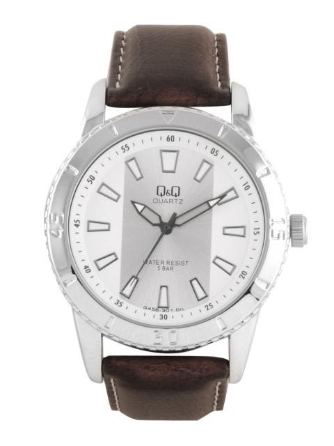 Q&Q Men White Dial Watch