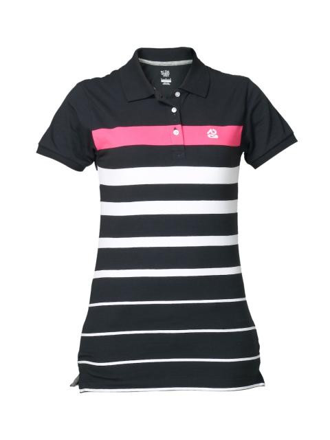 Nike Women's Black Polo T-shirt