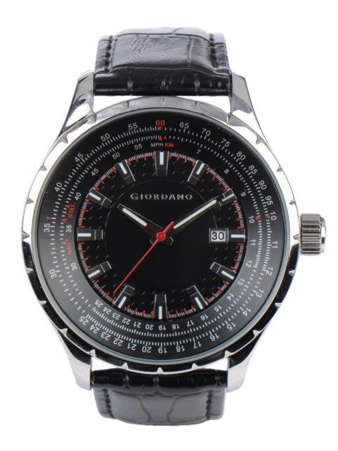 Giordano Men Black Dial Watch