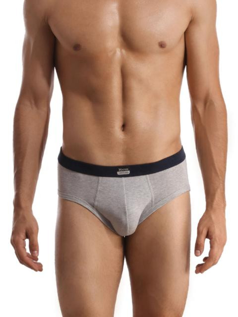 Hanes Men Blue Ultimate Duo Dry Cotton Stretch Hip Briefs