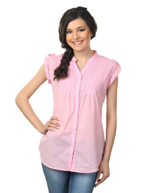 Wrangler Women Pink Shirt